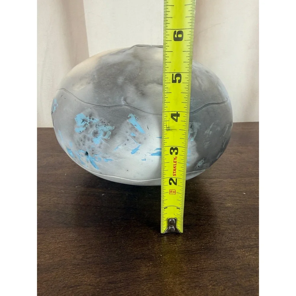 Original Will‎ Johnson Signed Navajo Pottery Vase Gray Blue 7